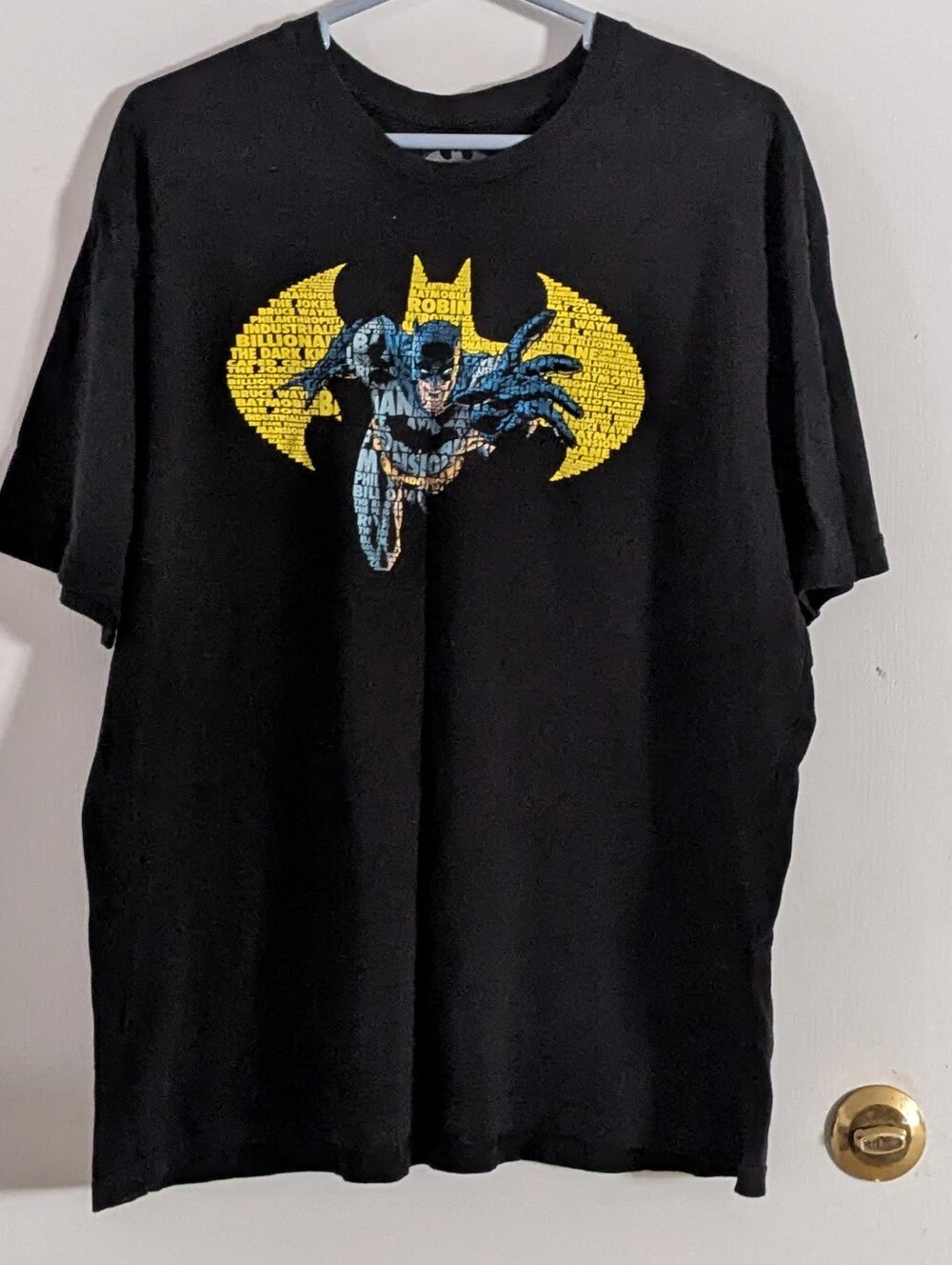 Batman Black Tee 2X